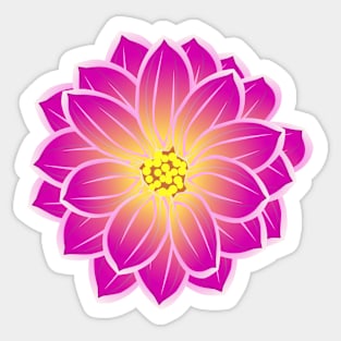 Purple Flower Sticker